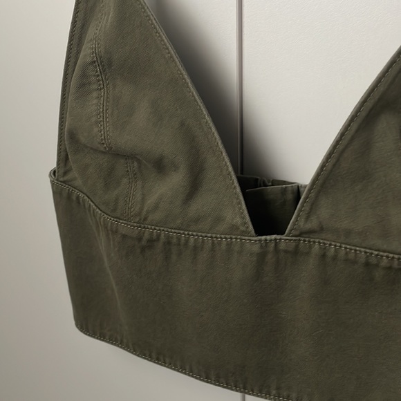 NWT T by Alexander wang twill bra - Picture 11 of 17